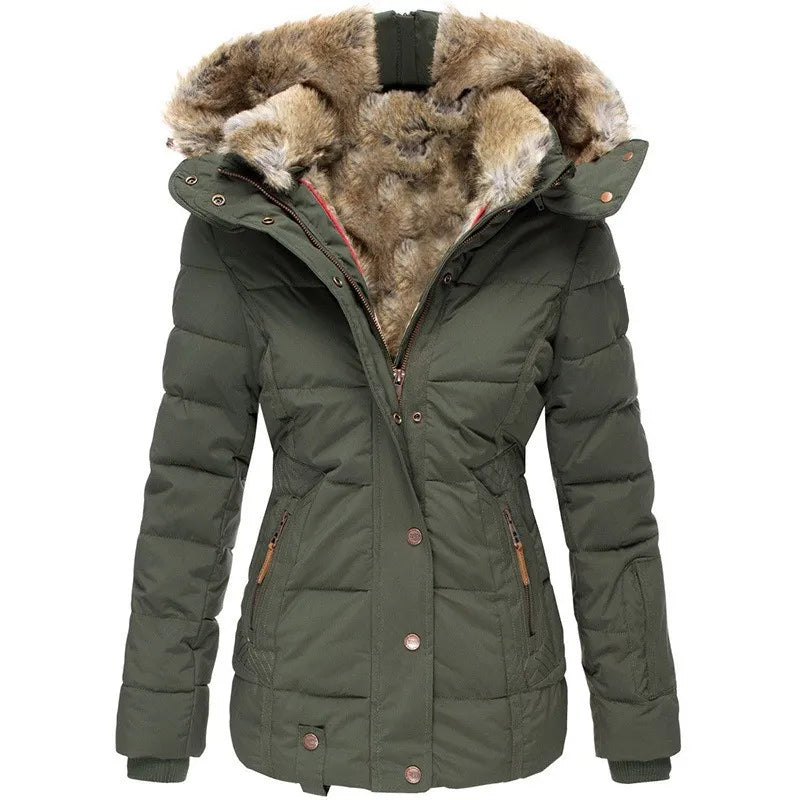 Tommy | Damenjacke mit Kragen und Pelz