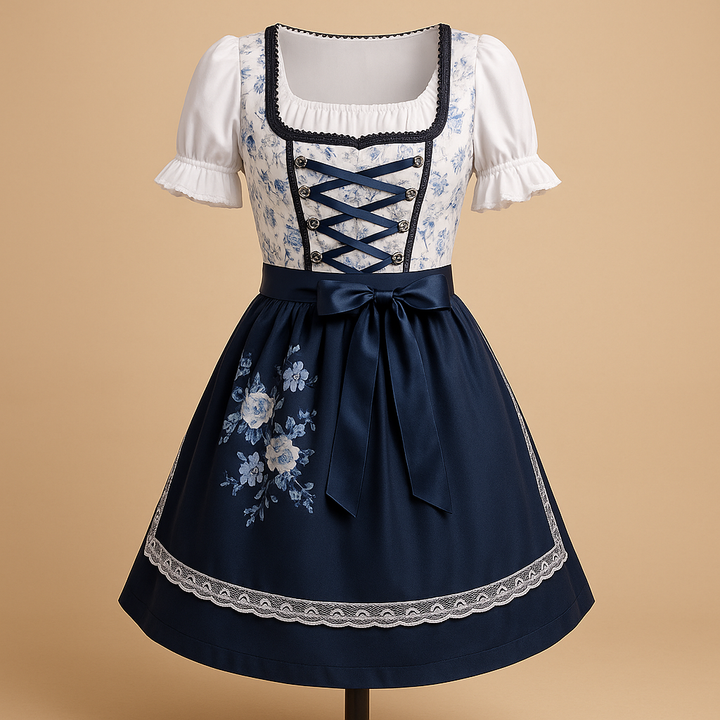 Traditionelles Oktoberfest-Kleid mit Spitzen-Details für Damen | Christy