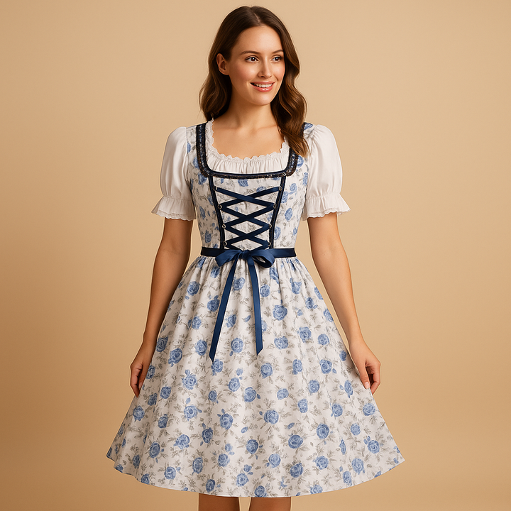 Traditionelles Oktoberfest-Kleid mit Spitzen-Details für Damen | Christy