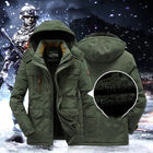 Parka Mi-Long mit Kapuze und Reißverschluss für Herren | Ideal für den Winter