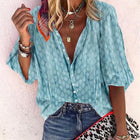 Silke - Damen Bluse mit Muster und Lockerem Schnitt