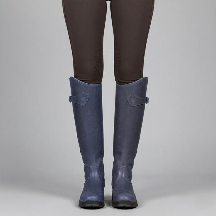 Damen Orthopädische Outdoor Reitstiefel – Leder, Wasserabweisend, Bequem für Outdoor-Aktivitäten