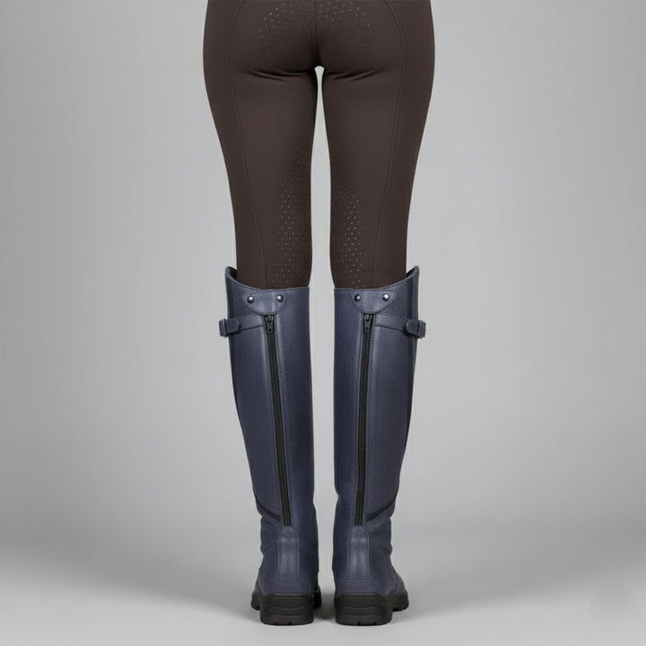 Damen Orthopädische Outdoor Reitstiefel – Leder, Wasserabweisend, Bequem für Outdoor-Aktivitäten