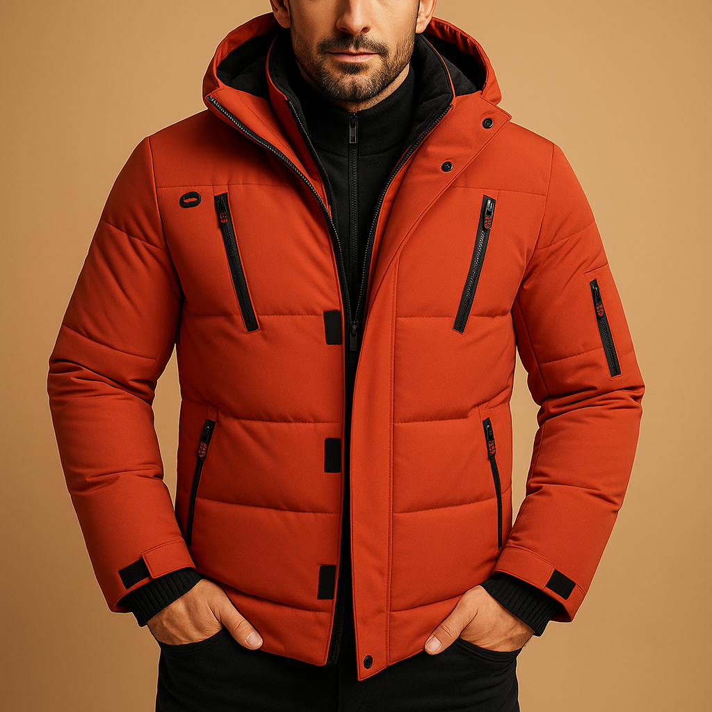 Wasserdichte Winterjacke mit warmem Futter für Herren | Joris