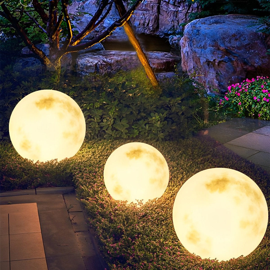 Solar Garden Light Moon Sphere | LED 3000K | IP67 | Outdoor Floor Lamp