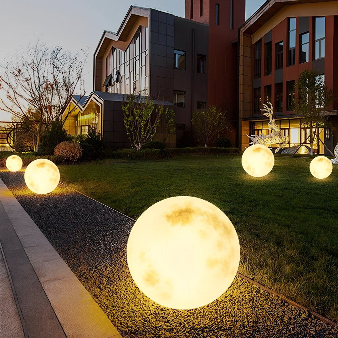 Solar Garden Light Moon Sphere | LED 3000K | IP67 | Outdoor Floor Lamp