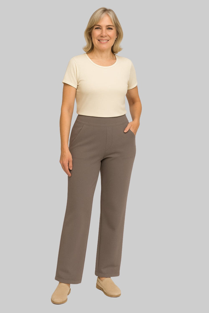 Pantalon Lia Stretch | Pantalon pour femme à la coupe confortable et au tissu stretch doux