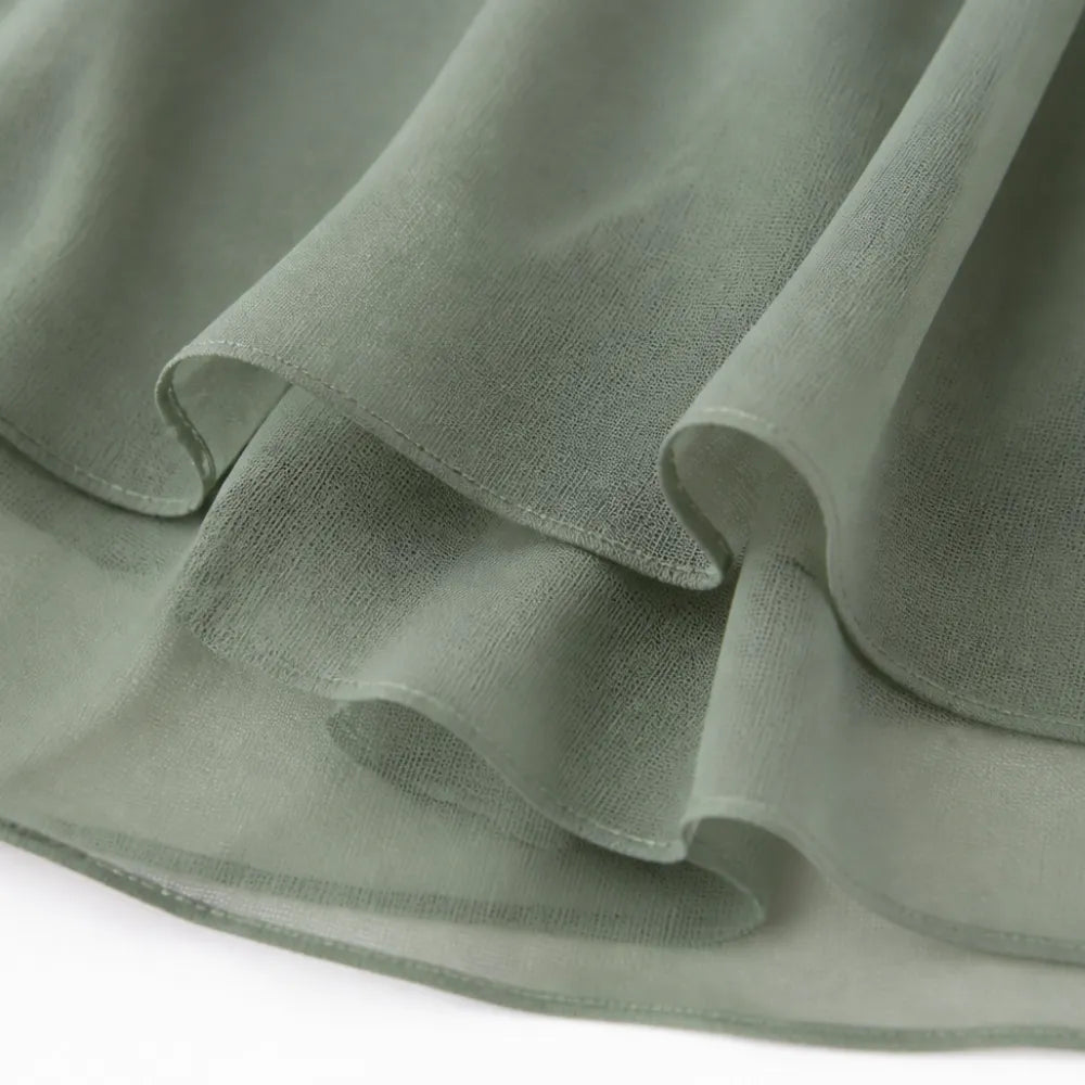 Robe pour femme | Midi haut en dentelle à manches courtes