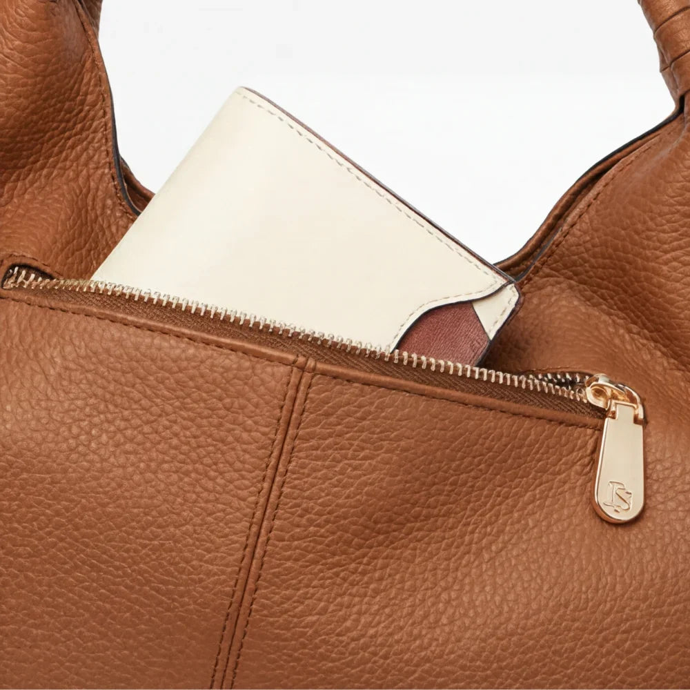 Damen Hobo Tasche | Leder Schulter-Crossbody