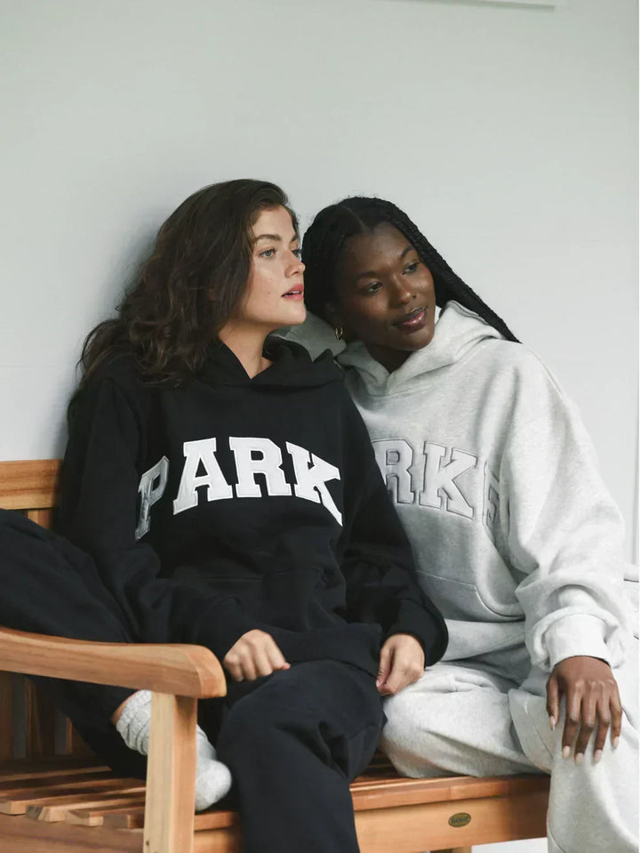 Sweat-shirt femme | Lettres en chenille style université oversize à manches longues