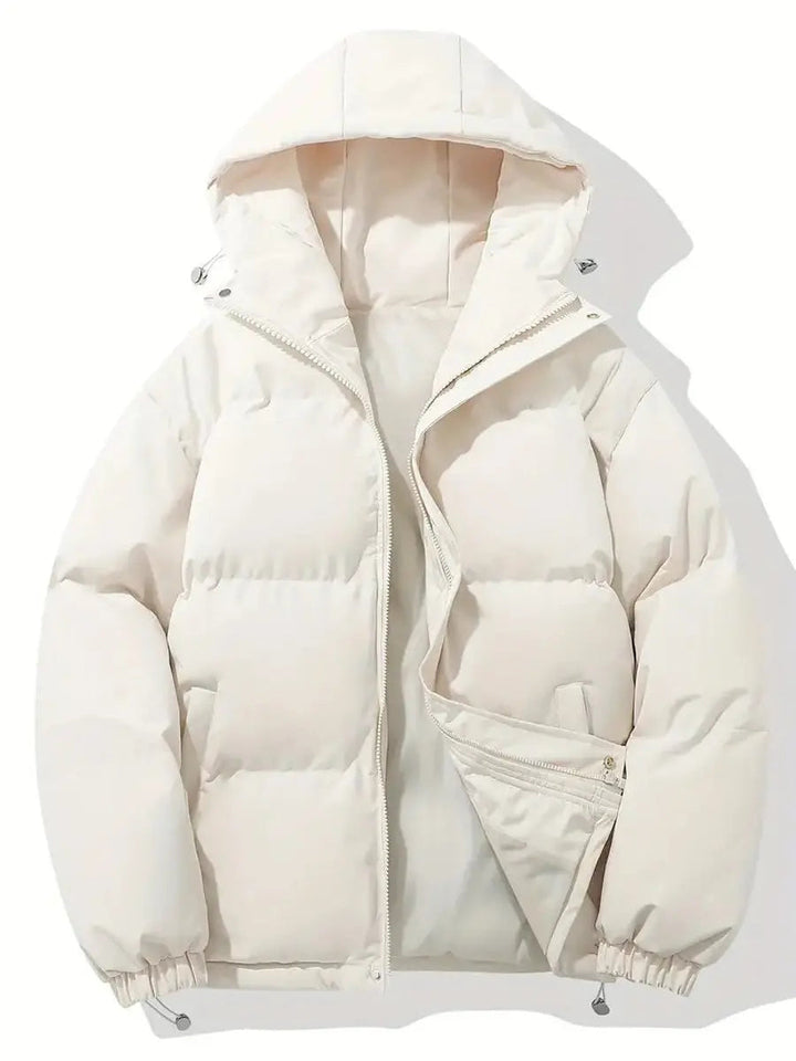 Grace | Damen Kapuzen-Puffer Winterjacke mit Reißverschluss