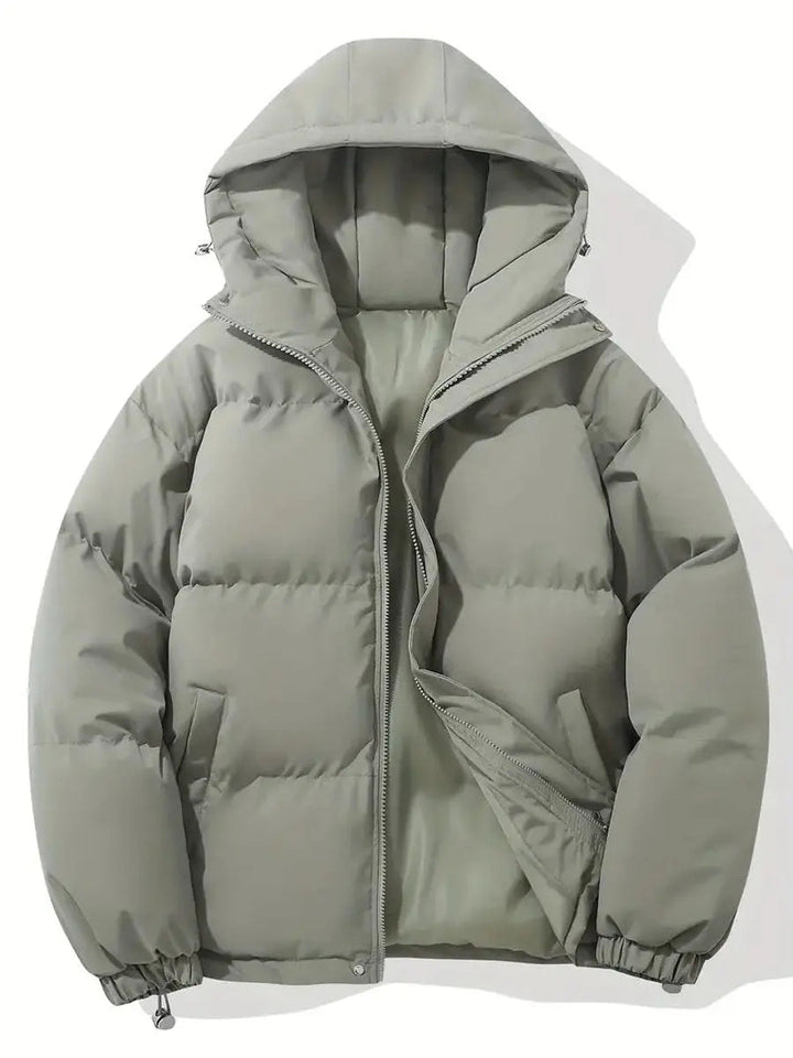 Grace | Damen Kapuzen-Puffer Winterjacke mit Reißverschluss