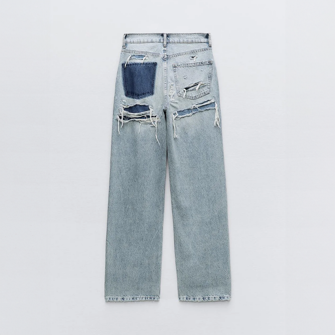 Livia - Vintage Ripped Jeans