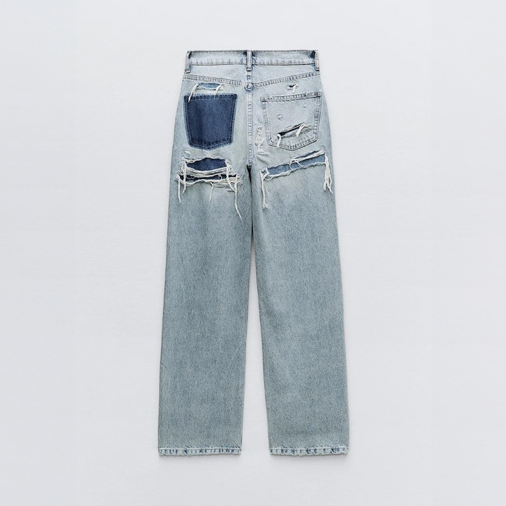 Livia - Vintage Ripped Jeans